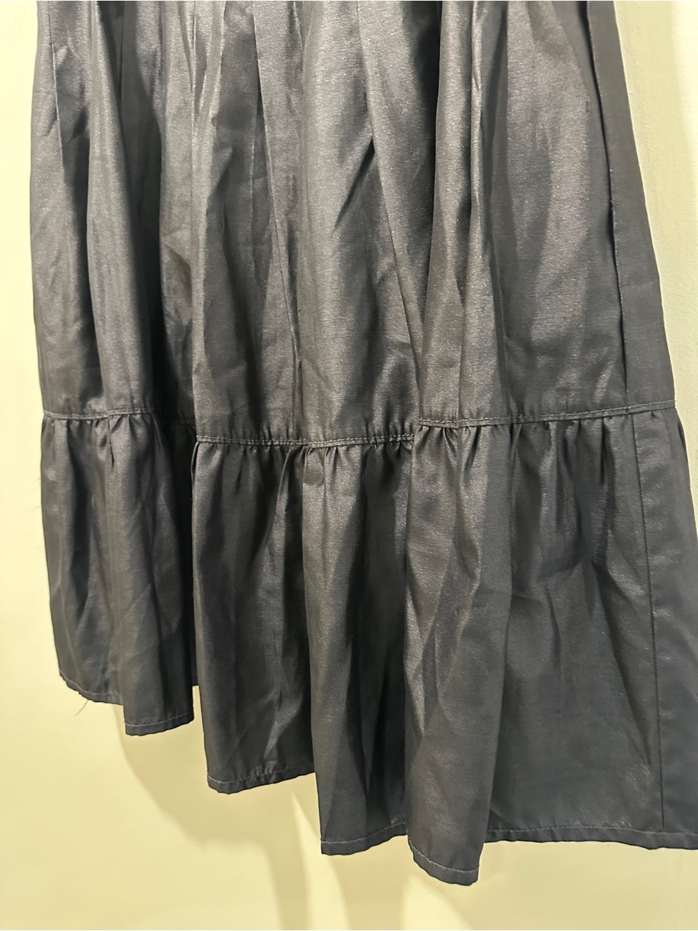 Banana Republic Black Tiered A-Line Skirt - Picture 2 of 5